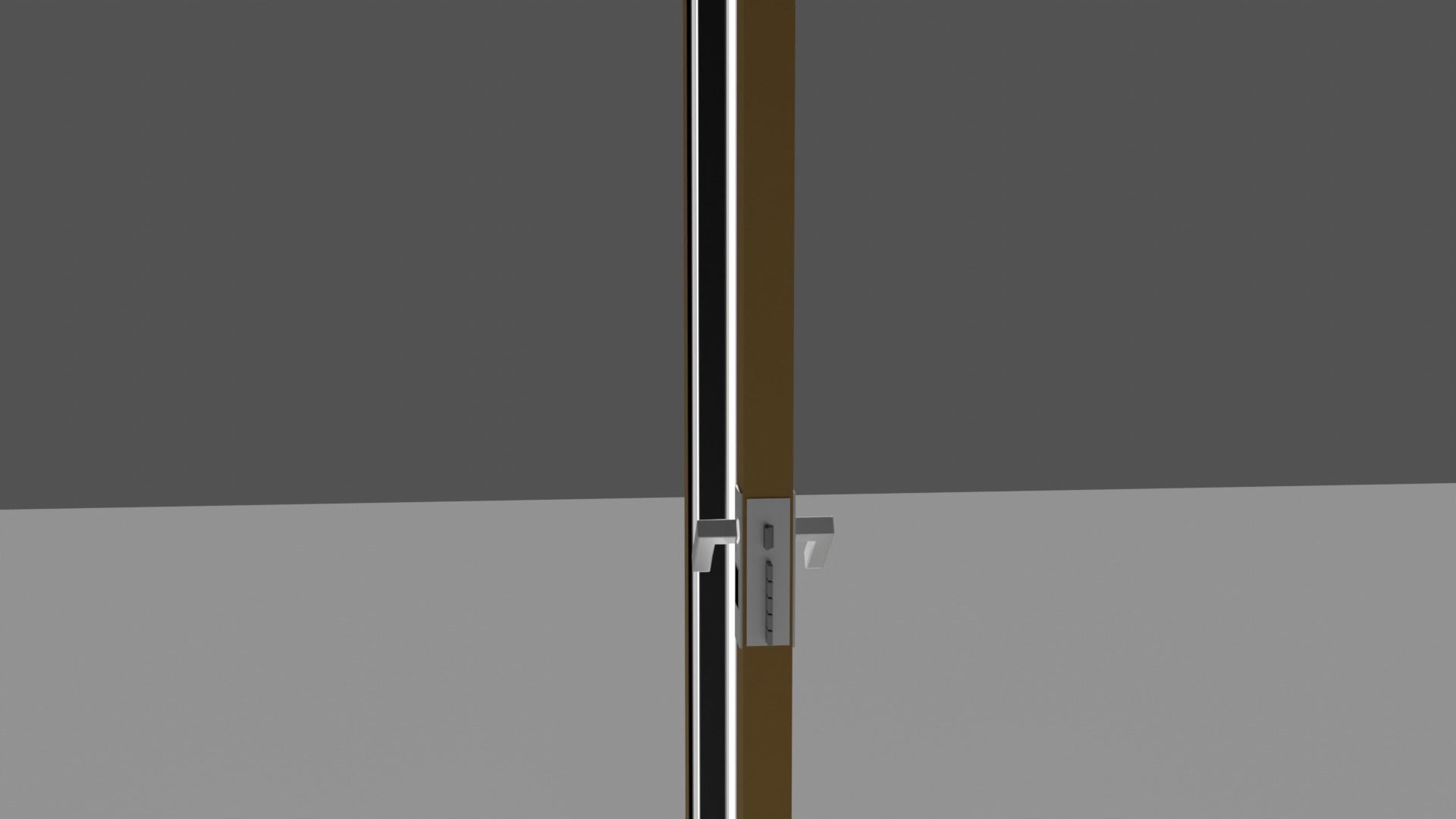 Modern doors Free 3D model_5