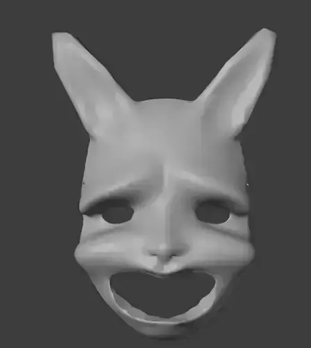 Creepy crying mask 3D print model