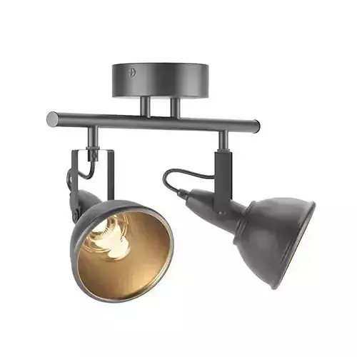 APPLIQUE ORIENTABLE STYLE INDUSTRIEL NOIR