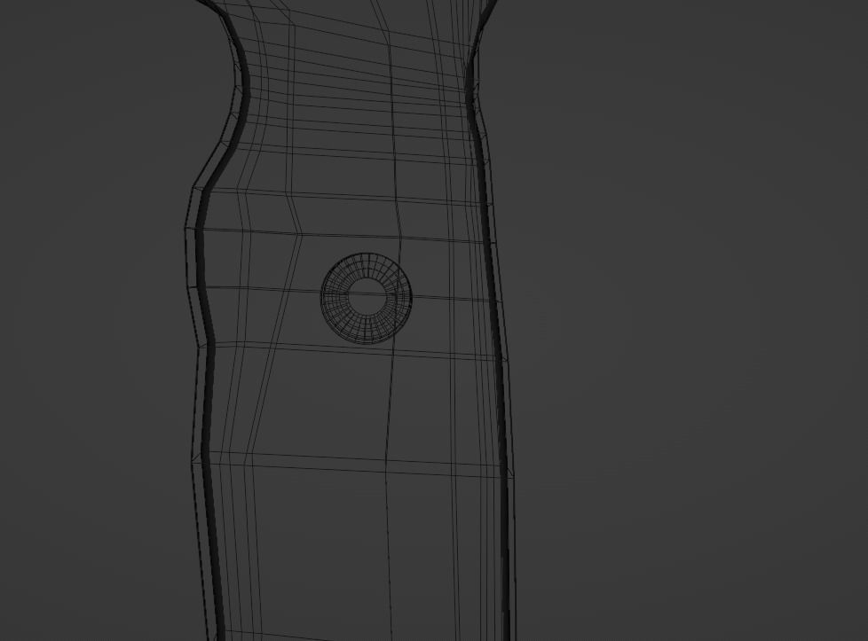 Hunting knife 3D model_14