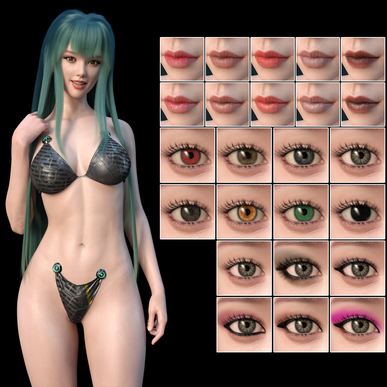 Ayumi Daria For Genesis 8 Female - Beautiful Like A Flower DAZ3D 3D model_1