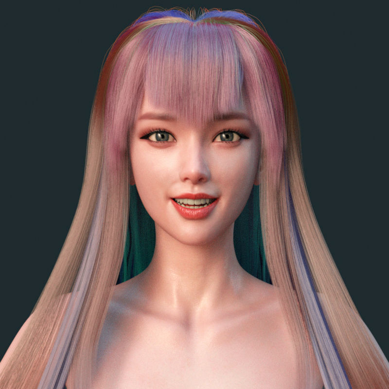 Ayumi Daria For Genesis 8 Female - Beautiful Like A Flower DAZ3D 3D model_2