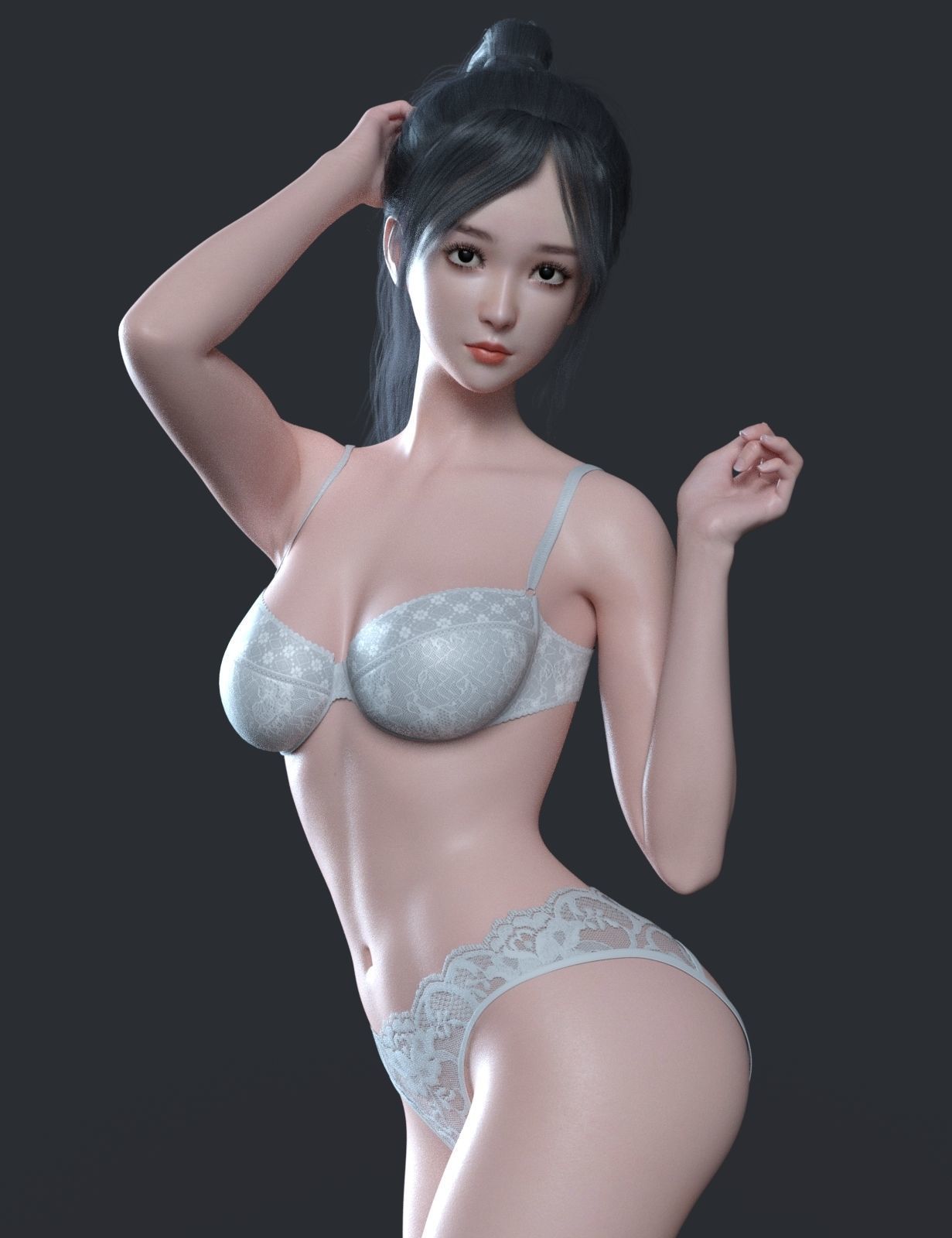 Yuuki Asami For Genesis 81 Female 3D model_6