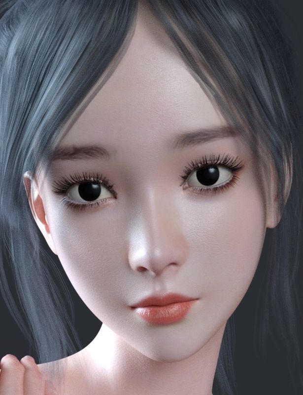 Yuuki Asami For Genesis 81 Female 3D model_3