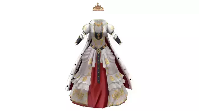Full Medieval Quin Royal Quin Outfit