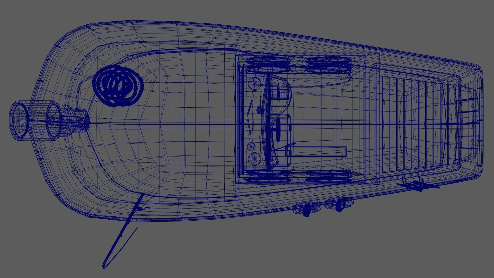 Watercraft Boat Cartoon Ship Free 3D model_18