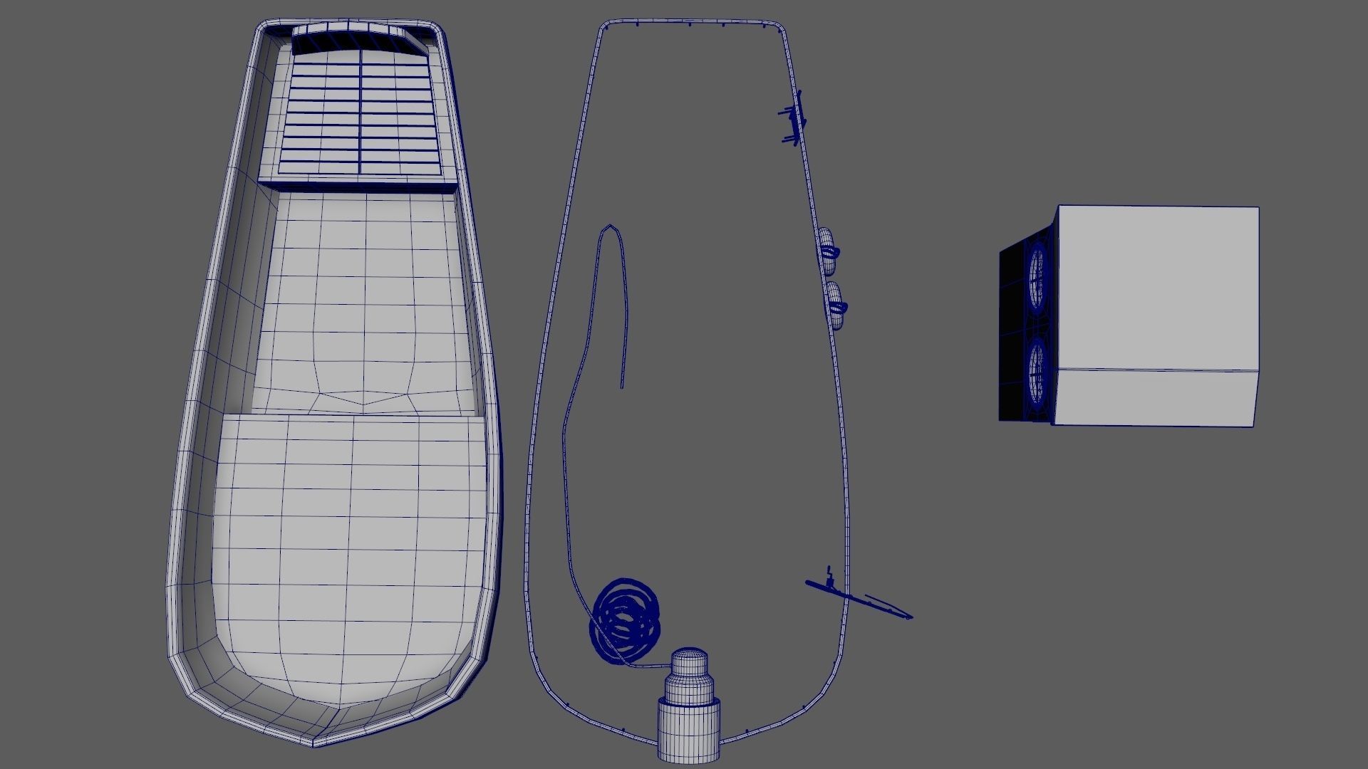 Watercraft Boat Cartoon Ship Free 3D model_26