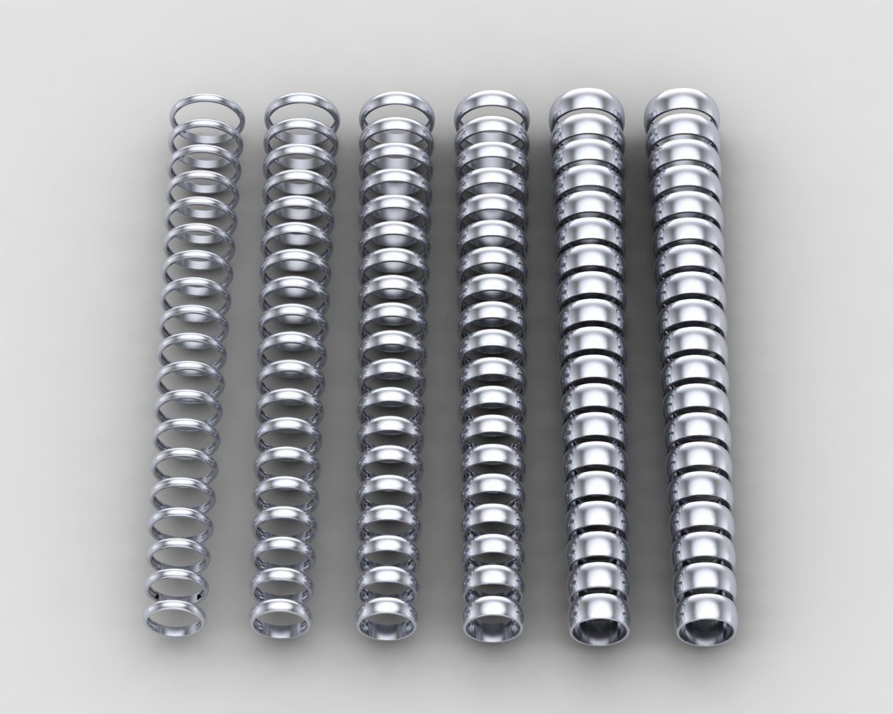 Pack of 114 rings in all sizes and widths 37-MWC 3D print model_10