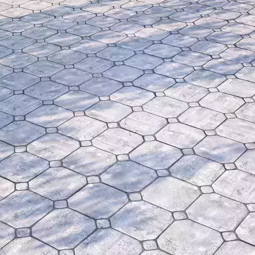 Mrf Pavement Set04 Low-poly 3D model