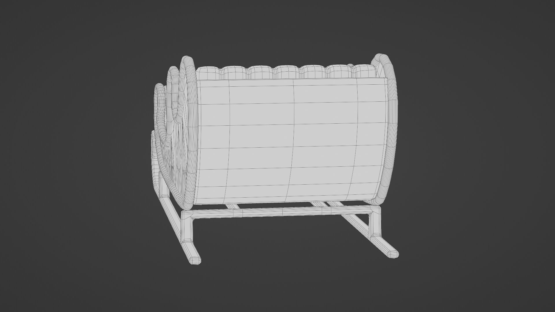 Santa Claus Sleigh 3D model_13