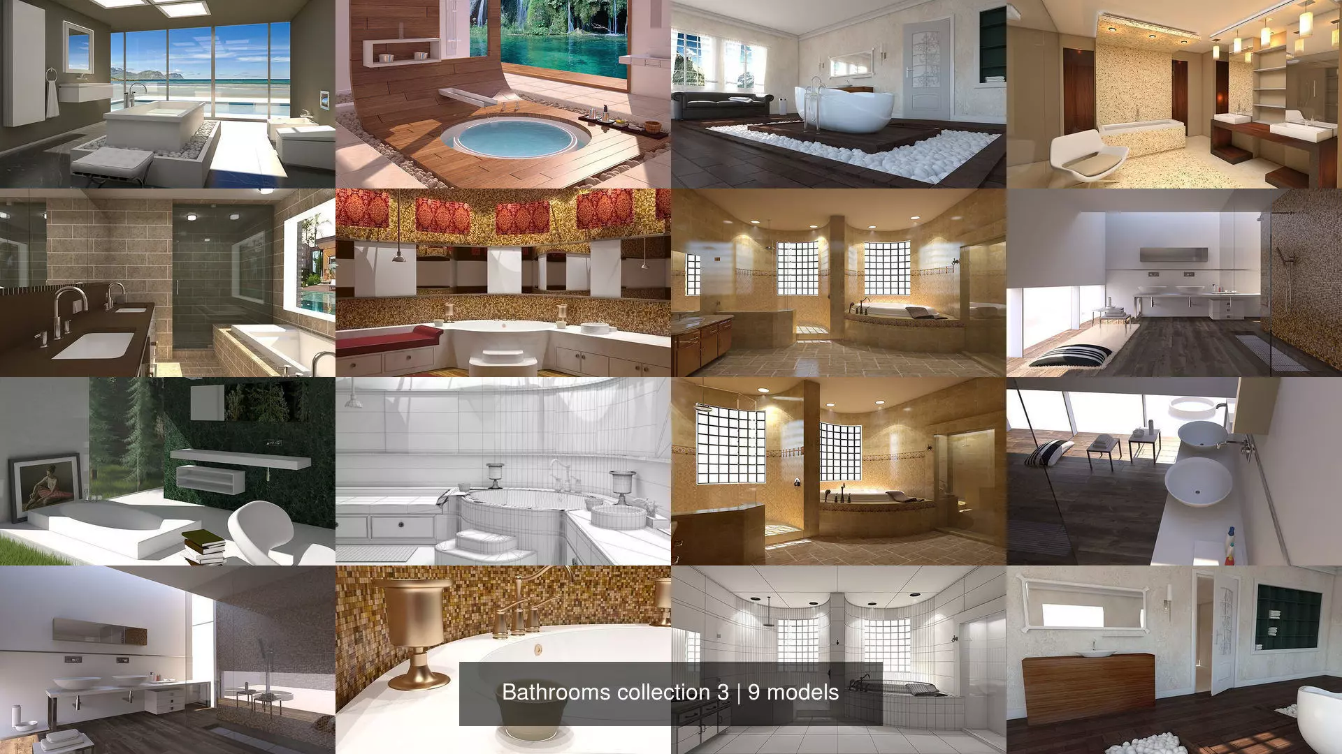 Bathrooms collection 3 different bathroom designs _1