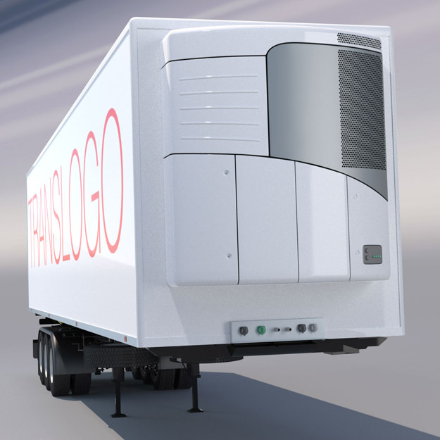 Mercedes Actros MP4 GigaSpace with 5 semitrailers 3D model_9