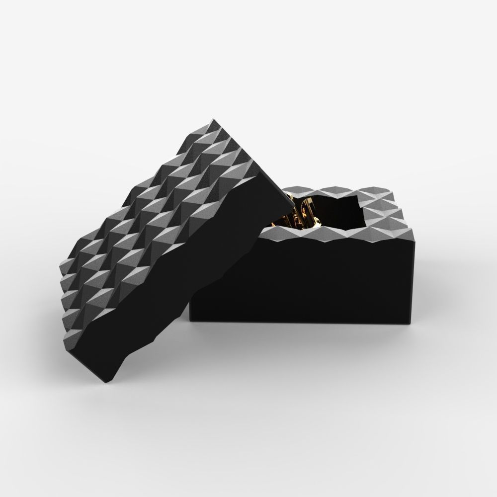 A box for jewelry 3D print model_3