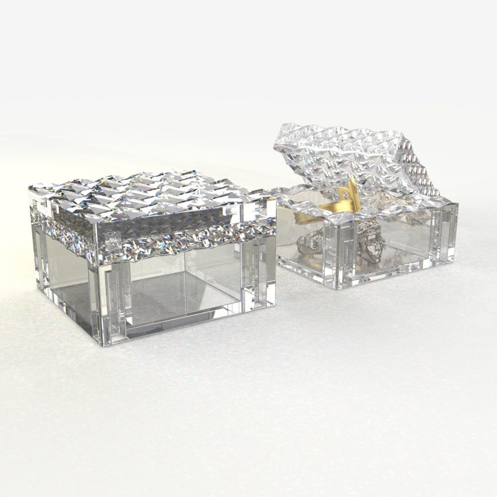 A box for jewelry 3D print model_12