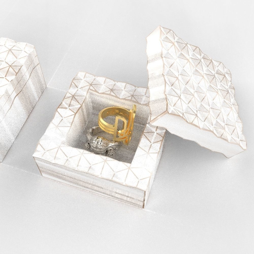 A box for jewelry 3D print model_24