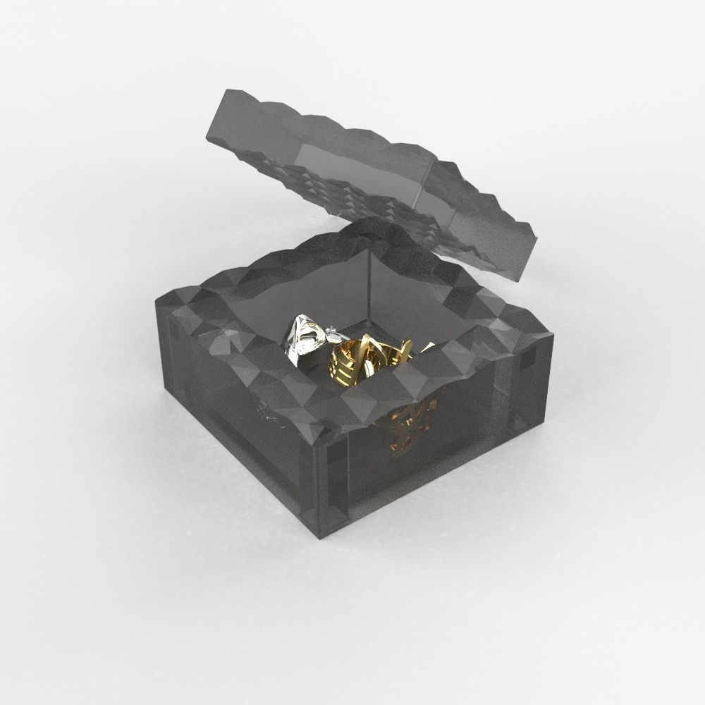 A box for jewelry 3D print model_9