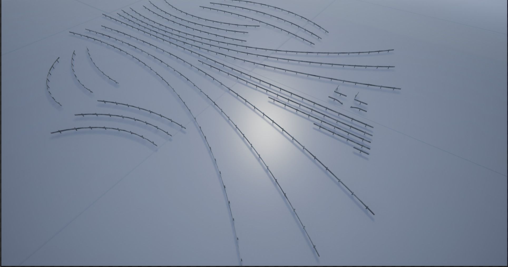 Modular Highway Protective Barriers Low-poly 3D model_17