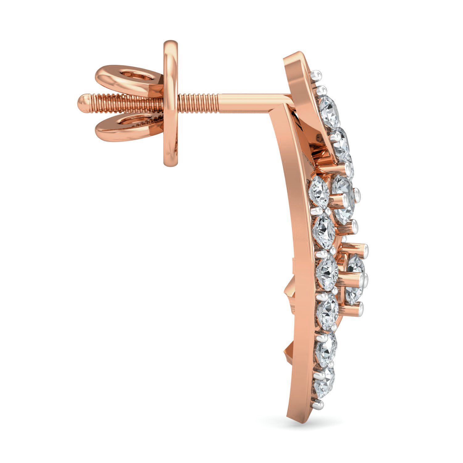 Women pendant-earrings set 3dm stl render detail 3D print model_7