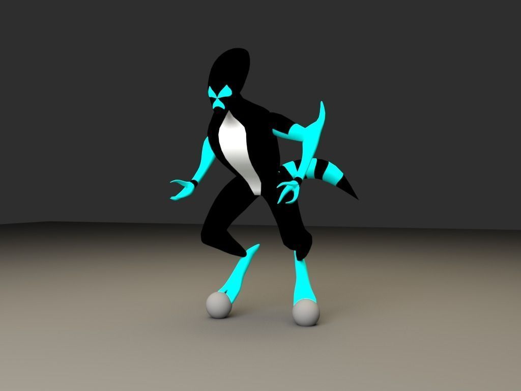 ben ten Low-poly 3D model_3