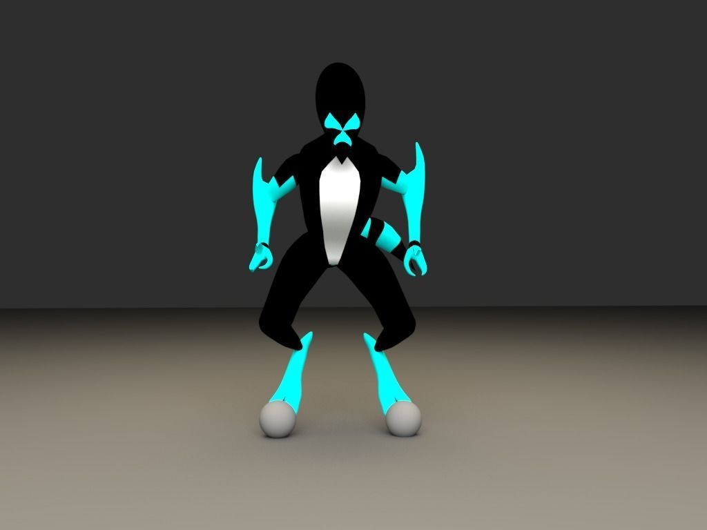 ben ten Low-poly 3D model_1