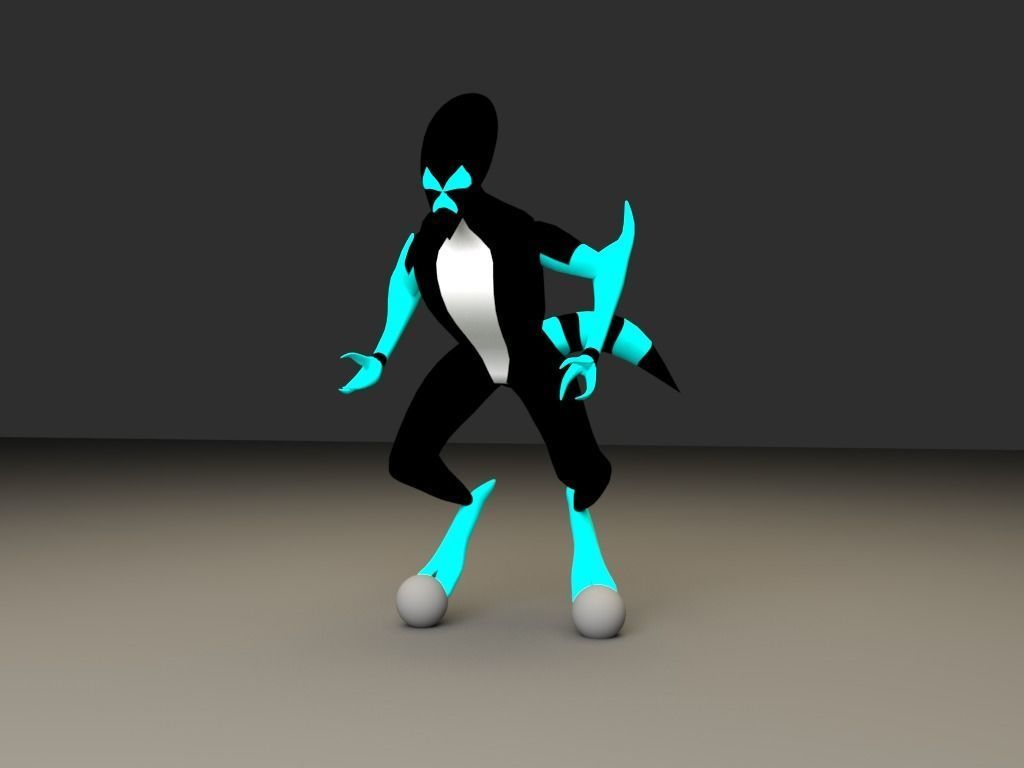 ben ten Low-poly 3D model_2