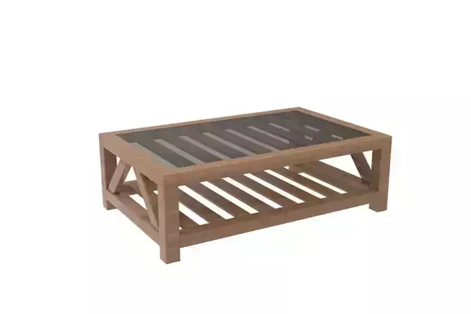 glazed top table for living 