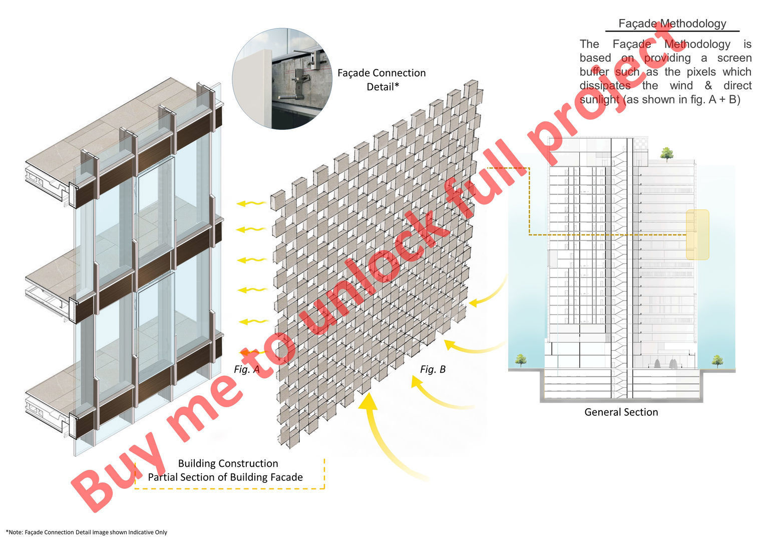 Tower in a city FULL Residential building Revit Lumion 3D model_8
