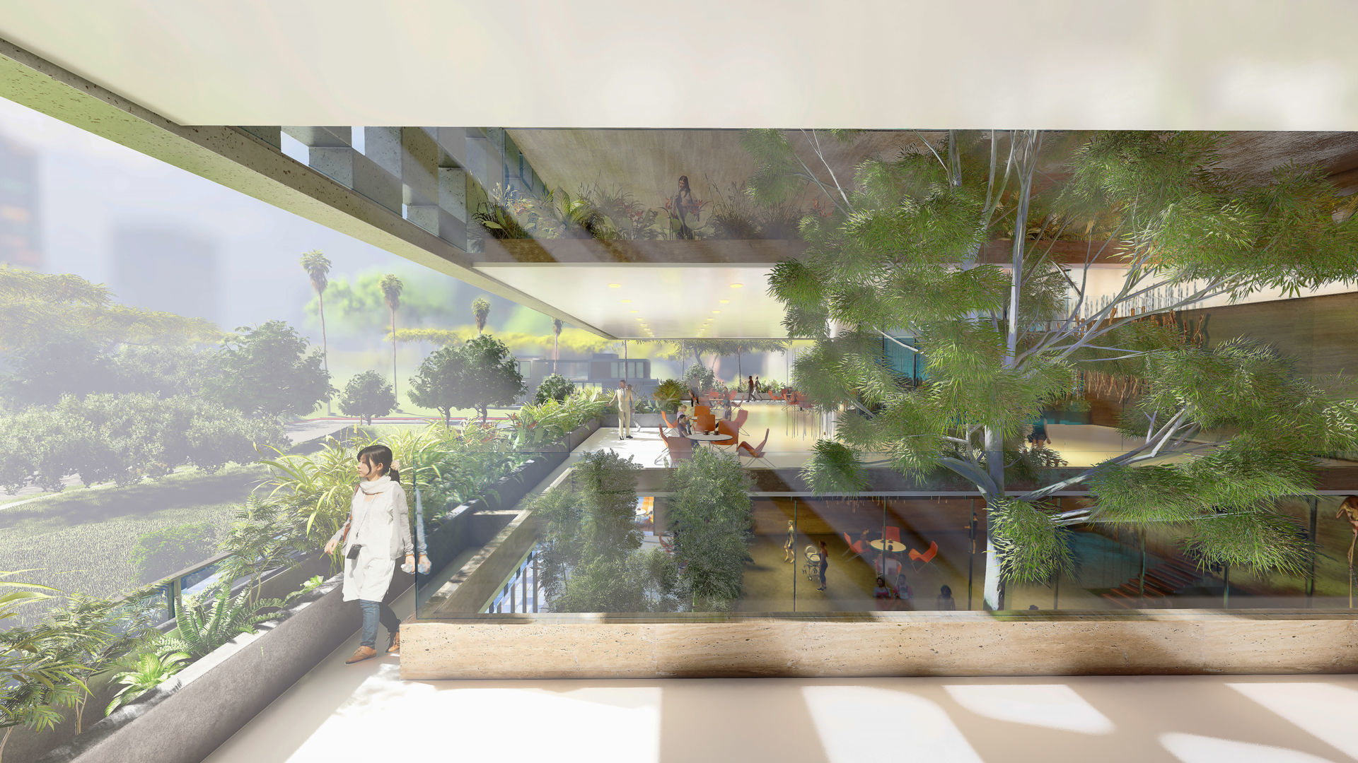 Tower in a city FULL Residential building Revit Lumion 3D model_18