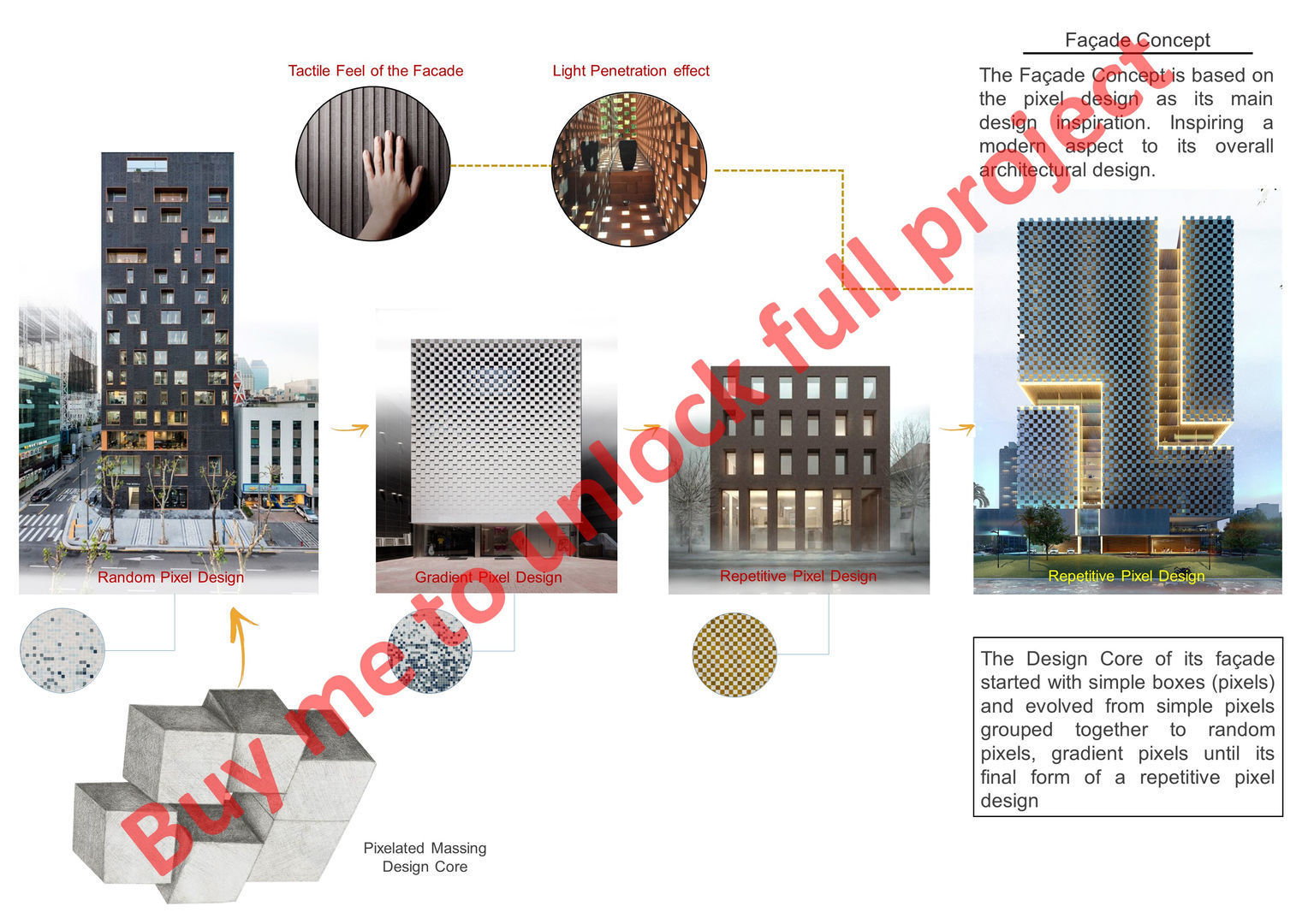 Tower in a city FULL Residential building Revit Lumion 3D model_3