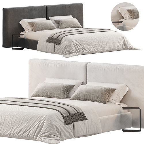 Bed Colection 1 - 4 Items 3D model 3D model 3D model 3D model 3