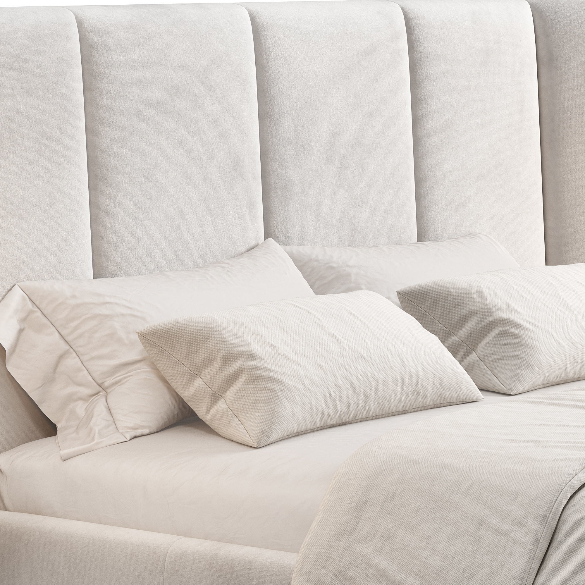 Bed Colection 1 - 4 Items 3D model 3D model 3D model 3D model_13