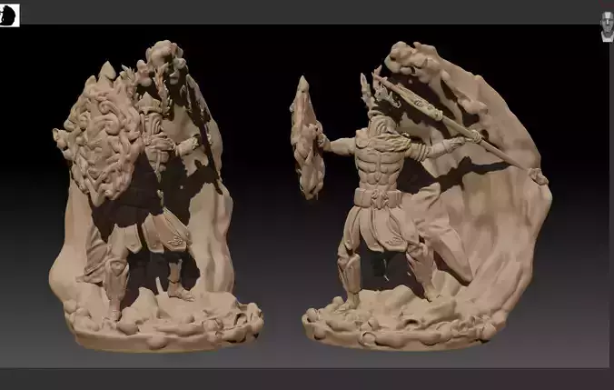 League of Legends Perseus Pantheon 3D print model