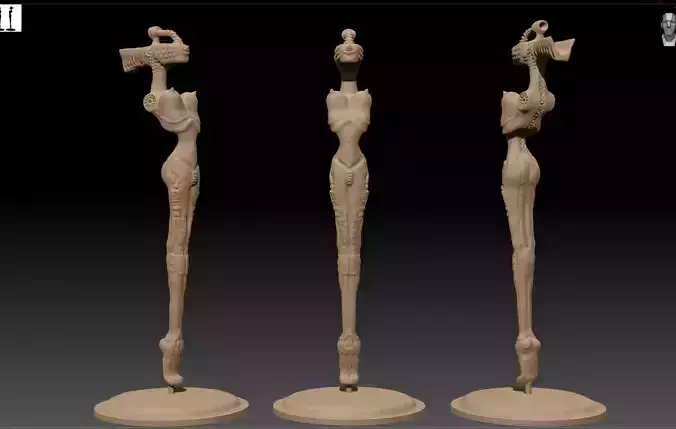 HR Giger Korn mic stand figure