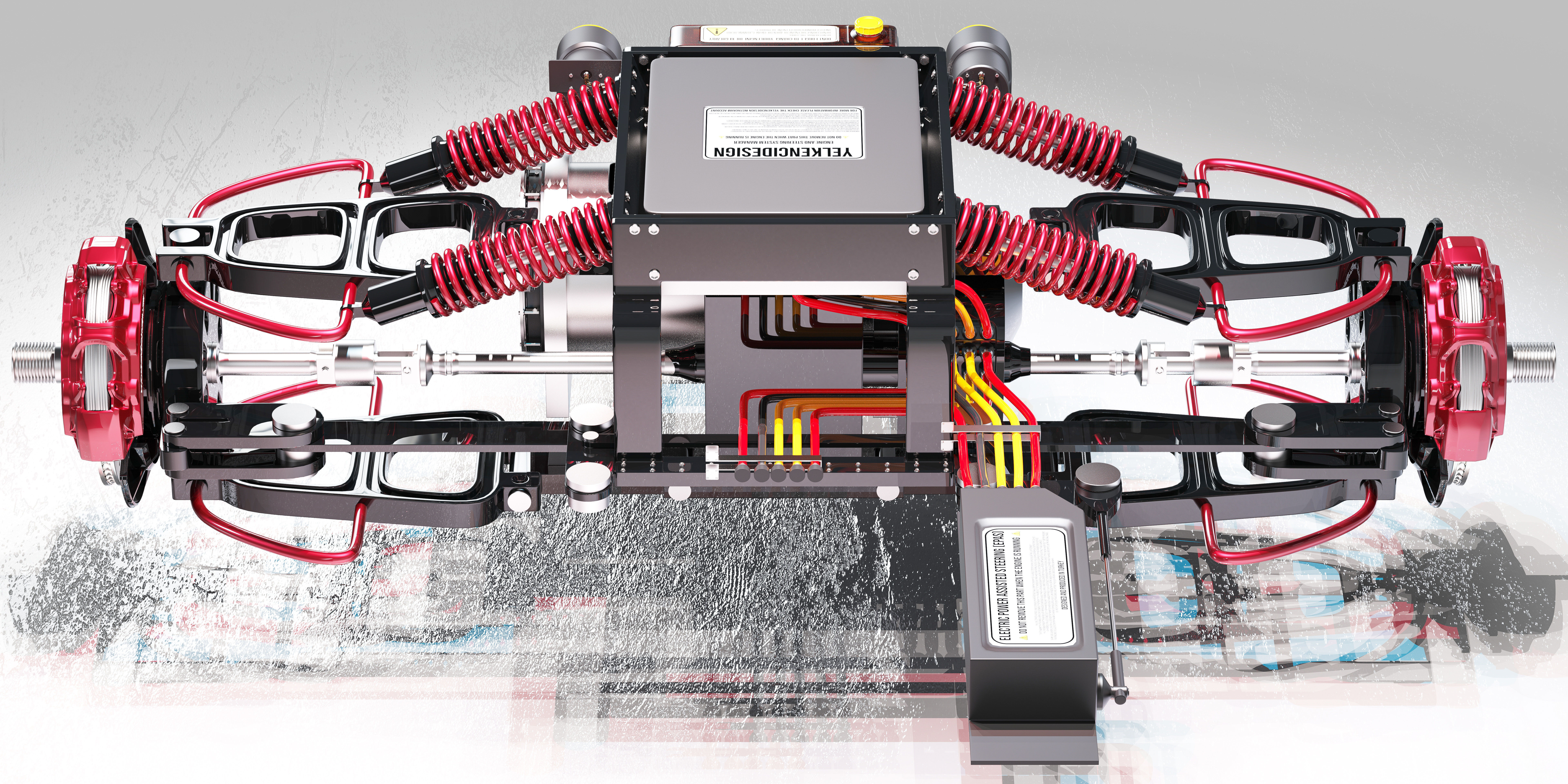 Electric car - ev - electric vehicle  3D model_9