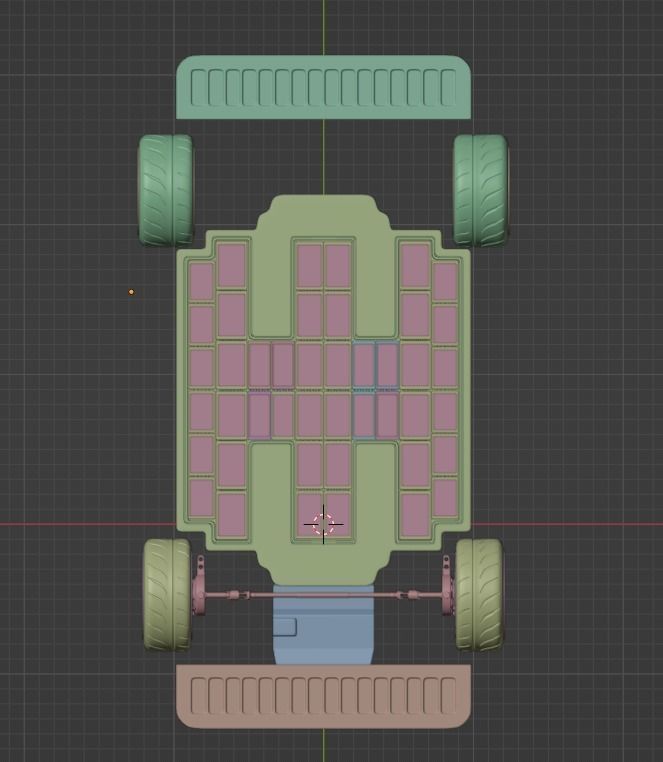 Electric car - ev - electric vehicle  3D model_4