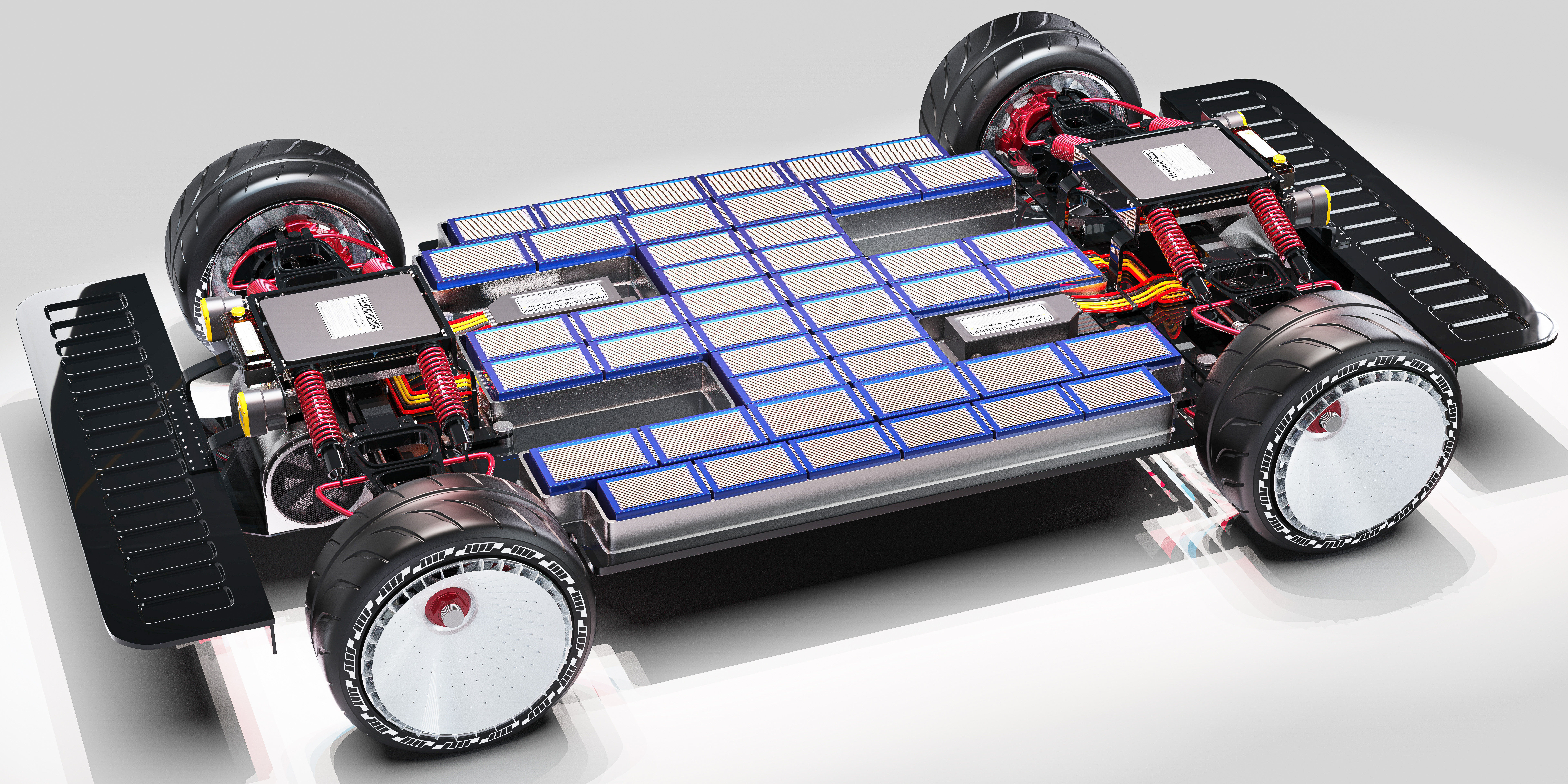 Electric car - ev - electric vehicle  3D model_1