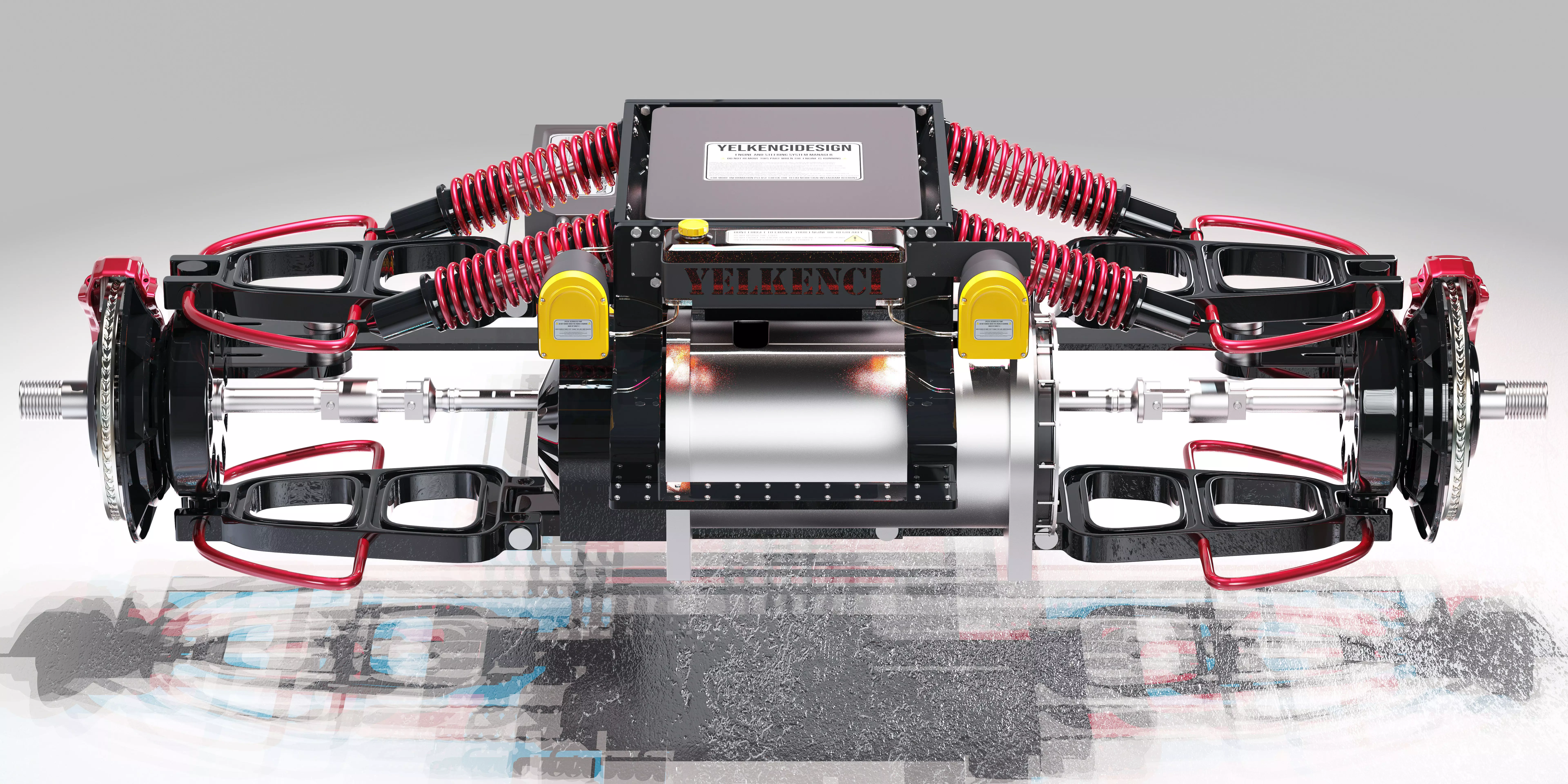 Electric car - ev - electric vehicle  3D model_0