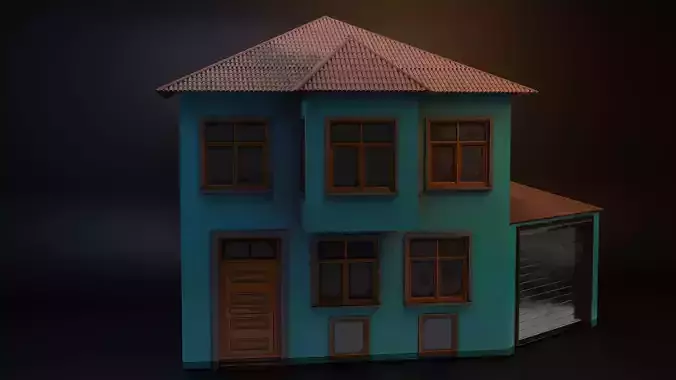 Blue Dublex House