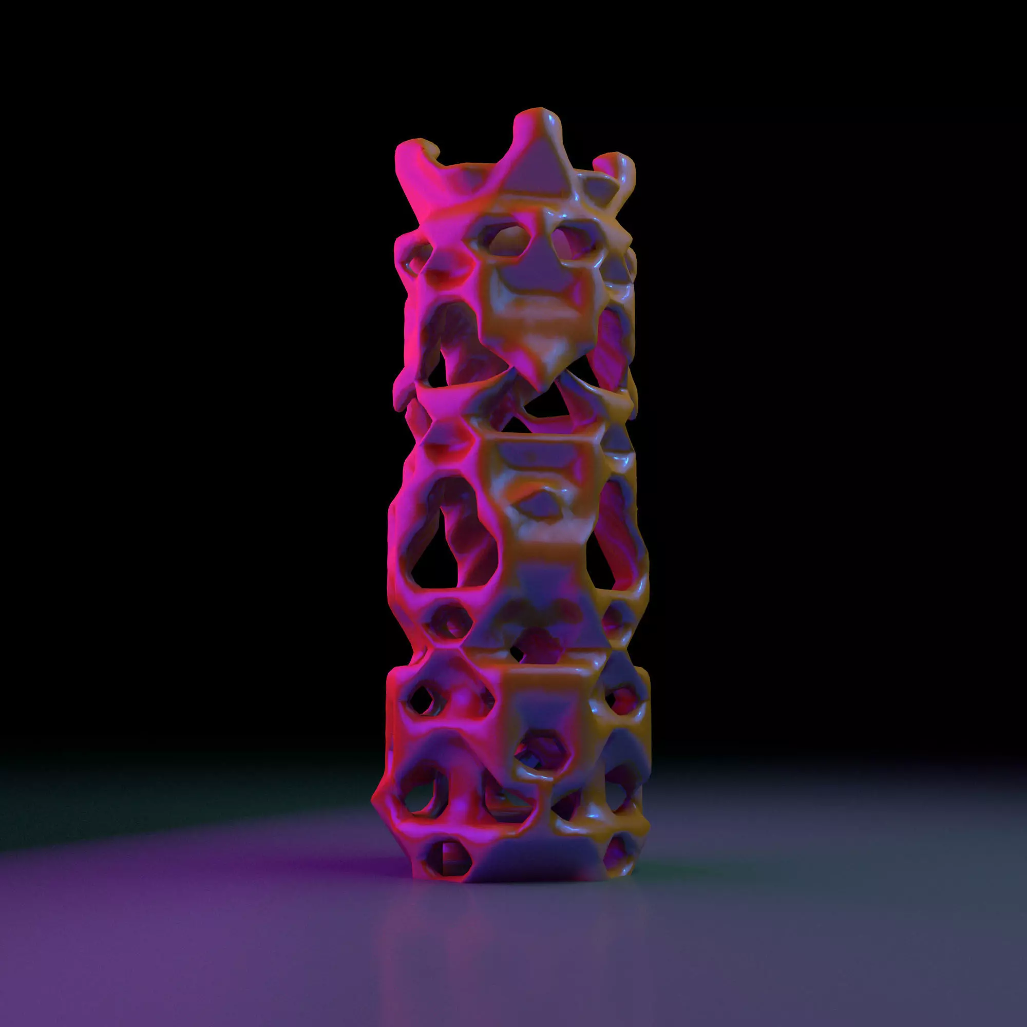 3d printable totem inspired decorative statue Free 3D print model