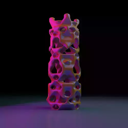3d printable totem inspired decorative statue
