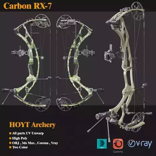 Carbon-rx7 carbon hoyo archery 3D model