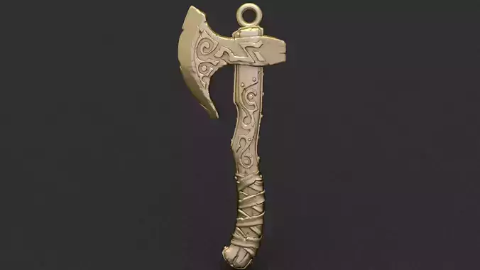 Viking Ax Jewelry 3D print model
