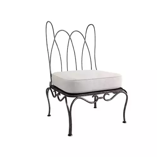 Suzanne Kasler Whimsical Chair with Cushion 3D model