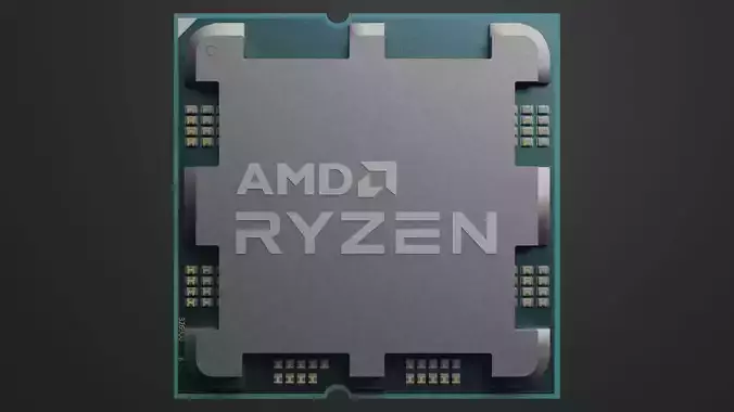 AMD Ryzen 9 7950X Free low-poly 3D model