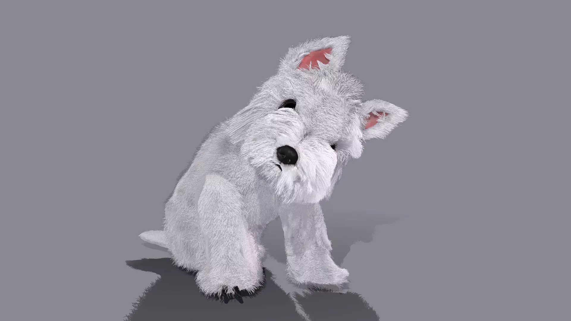 West Highland White Terrier 3D print model_0