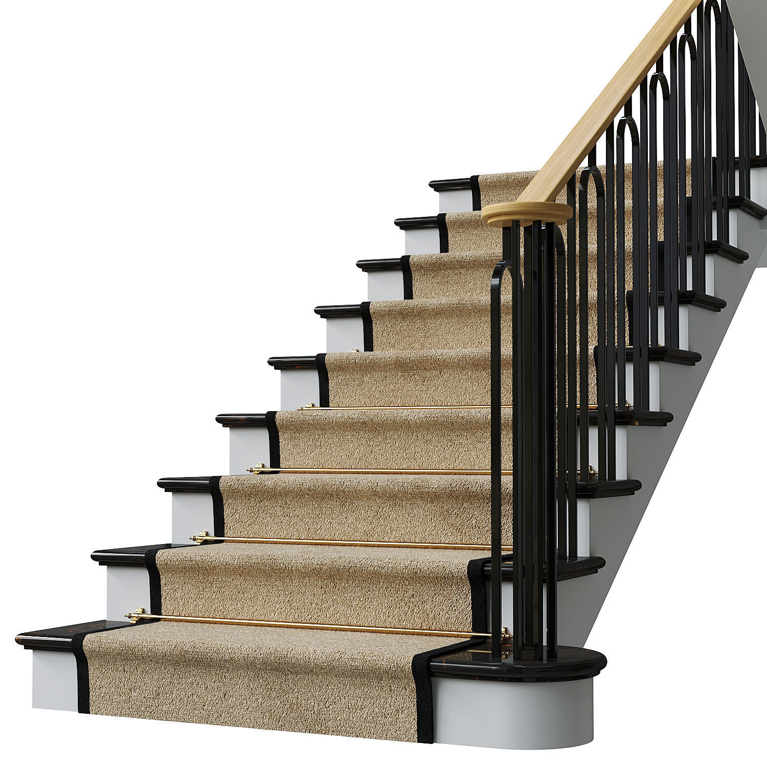 Neoclassical staircase 3 3D model_2