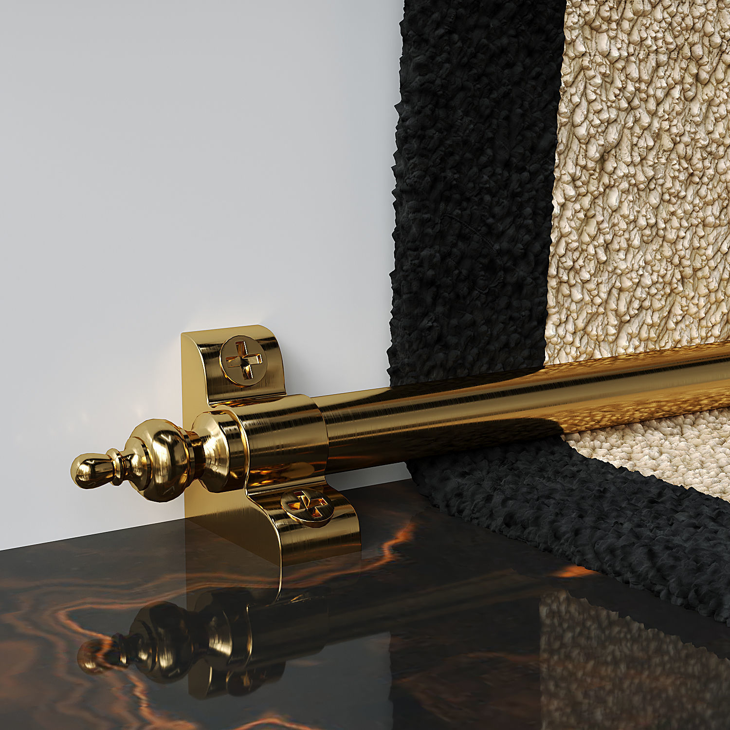 Neoclassical staircase 3 3D model_3