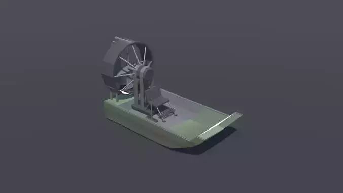 Air Boat Lowpoly