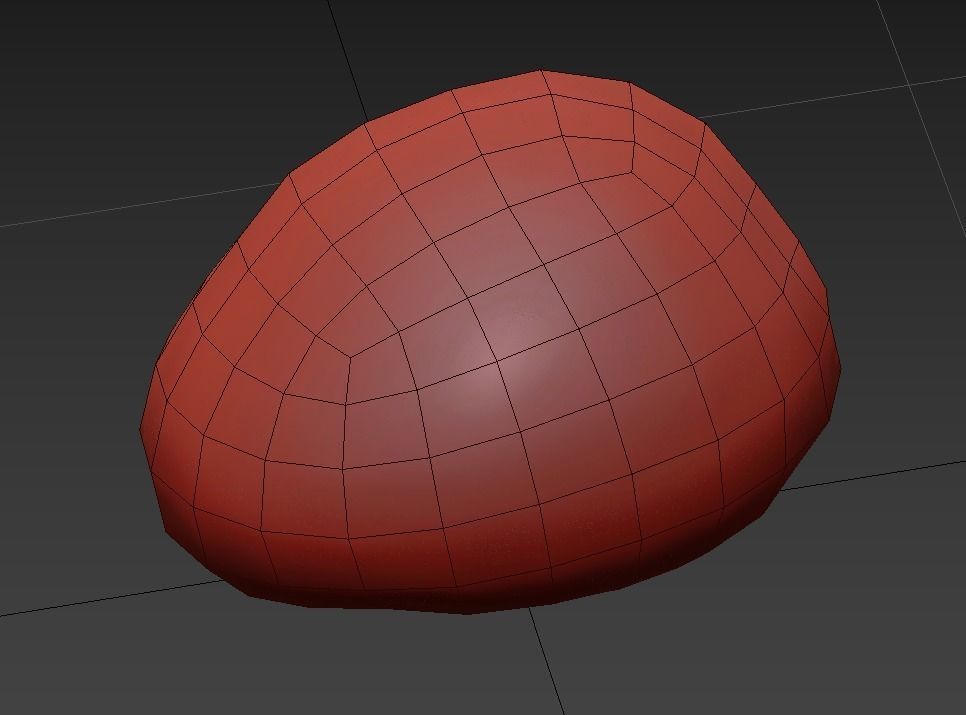Potato Low-poly 3D model_11