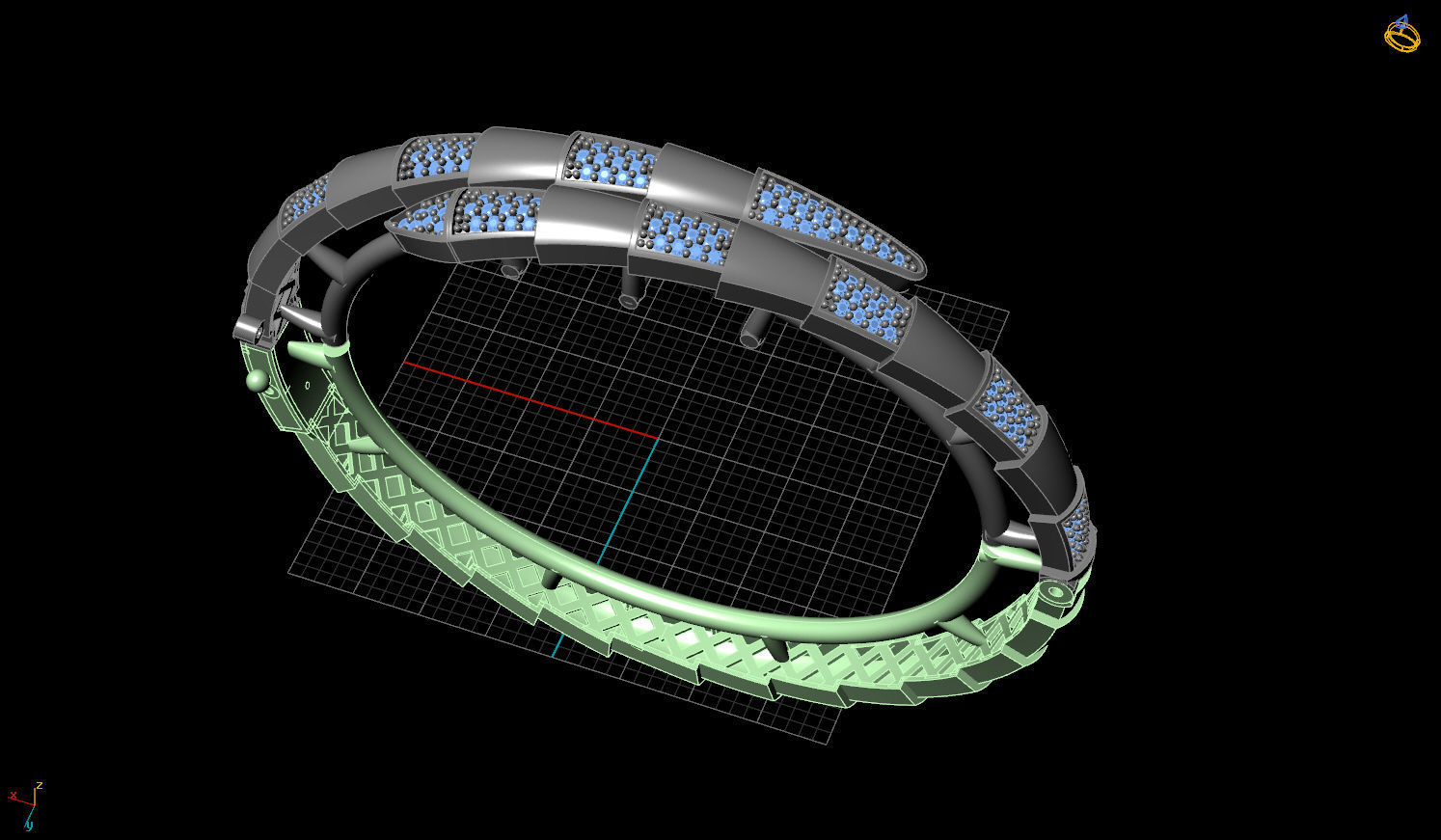 Snake Clamp 3D print model_6